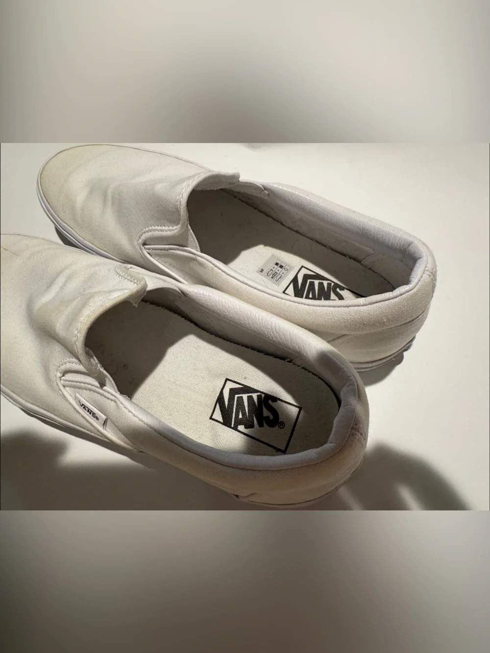Vans Slip-On Sneakers Off-White 10,5